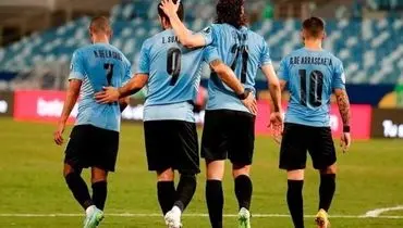 اروگوئه چهارمین تیم صعود کننده از آمریکای جنوبی به جام‌جهانی | شانس ۳تیم برای حضور در پلی آف