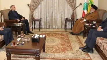 دیدار امیر عبداللهیان با سید حسن نصرالله