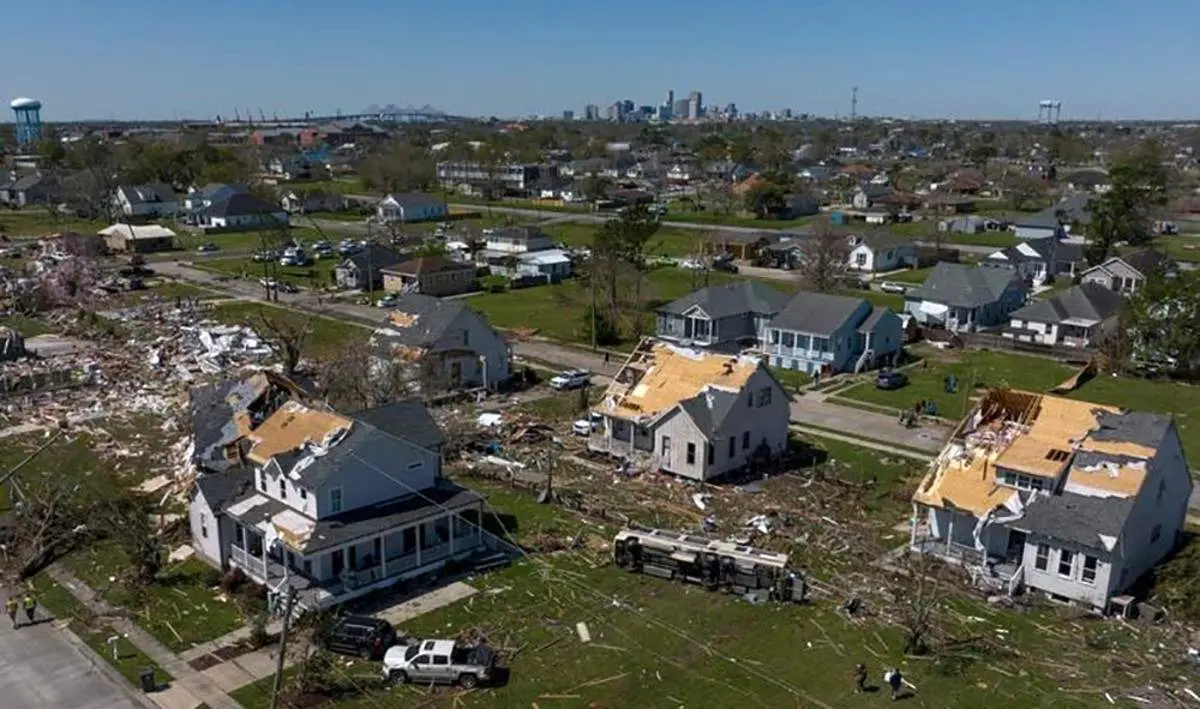 ویرانی‌های طوفان تگزاس