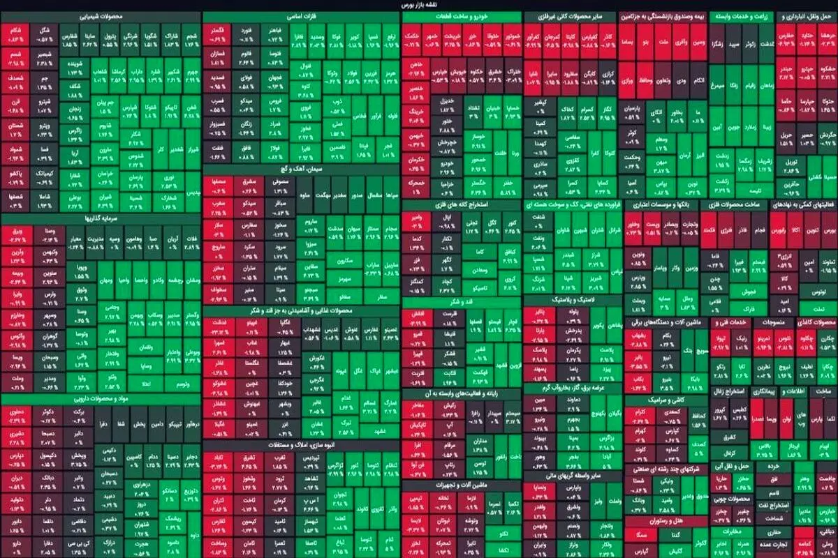 وضعیت بورس ایران در اولین روز کاری سال ۱۴۰۱ + عکس