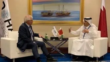 بورل و وزیر خارجه قطر درباره برجام گفت‌وگو کردند