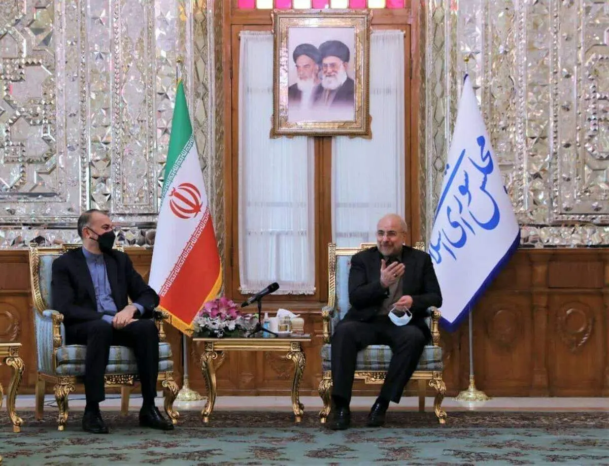 امیرعبداللهیان در دیدار با قالیباف اولویت های دستگاه دیپلماسی را در سال ۱۴۰۱ تشریح کرد