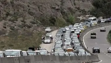 محور چالوس به سمت تهران یک طرفه شد