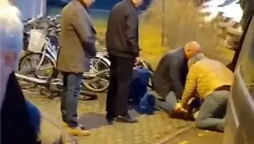ویدئو پربازدید در شبکه‌های اجتماعی | برخورد وحشیانه پلیس دانمارک با یک زن ایرانی + فیلم
