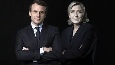 نتایج نظرسنجی: مکرون با کسب ۵۳ درصد آرا پیروز انتخابات فرانسه می‌شود
