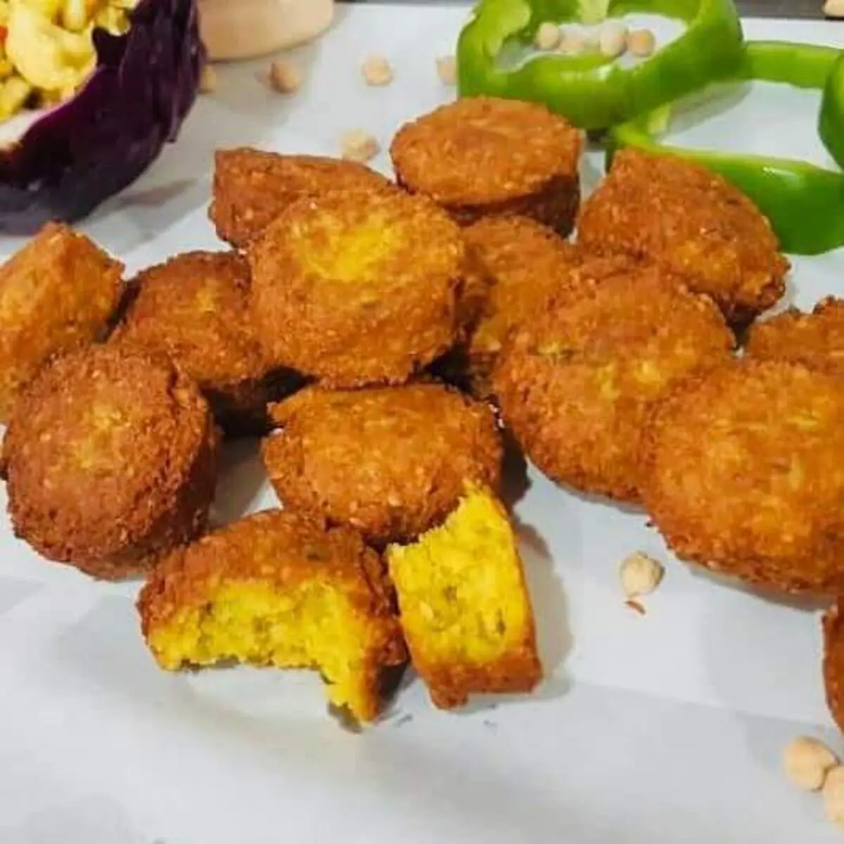 طرز تهیه فلافل مرغ و قارچ
