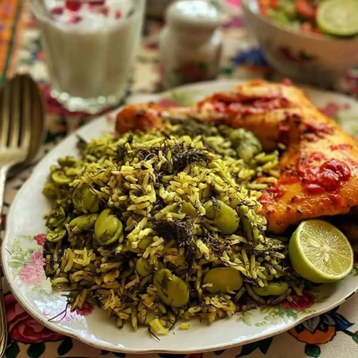 طرز تهیه دمپخت شوید باقلا