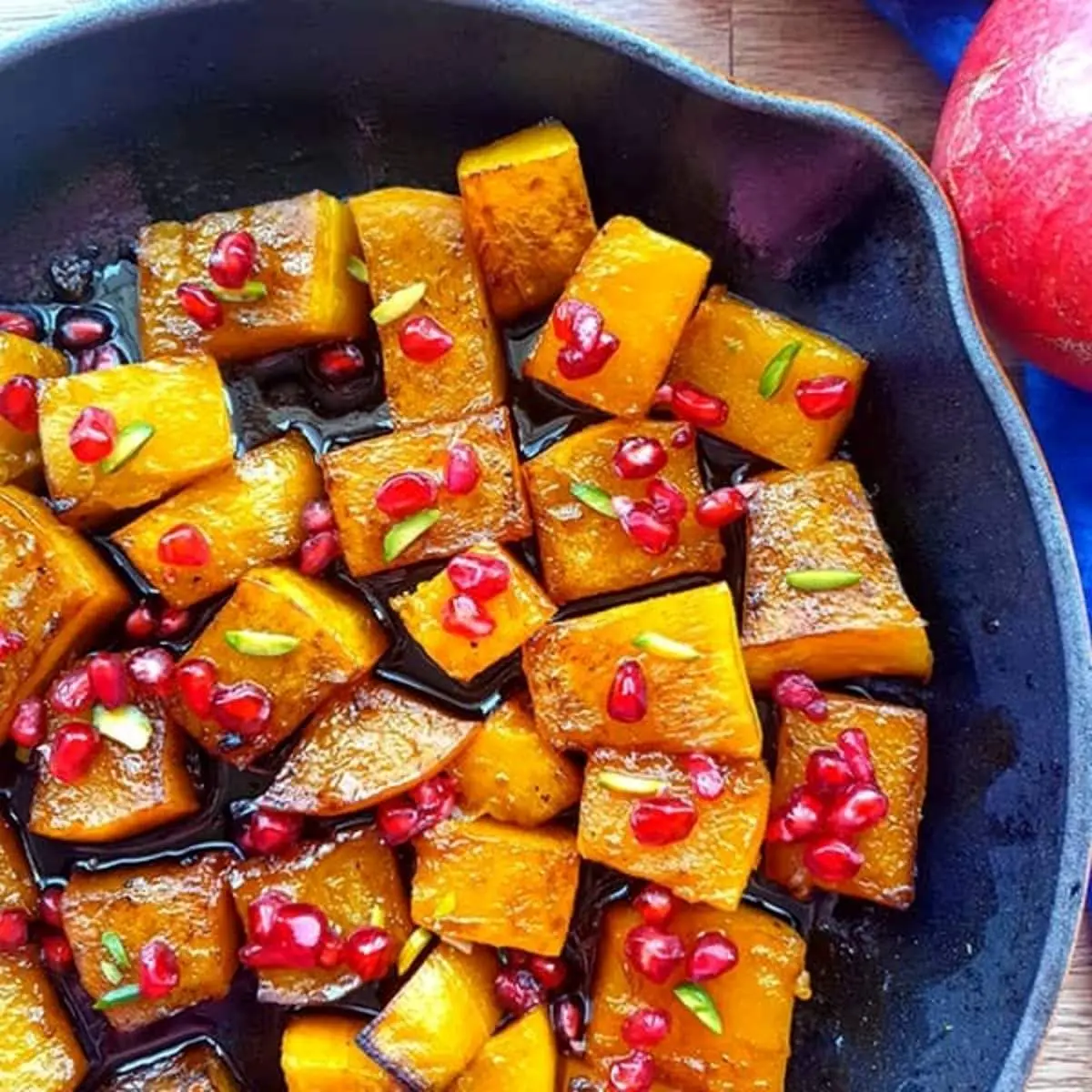 طرز تهیه کدو حلوایی زعفرانی