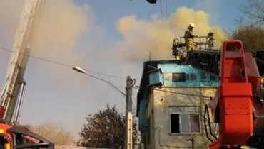 حریق و انفجار مرگبار در خیابان پلیس تهران