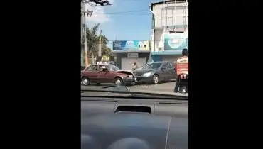دو حادثه عجیب رانندگی در یک کادر+ فیلم