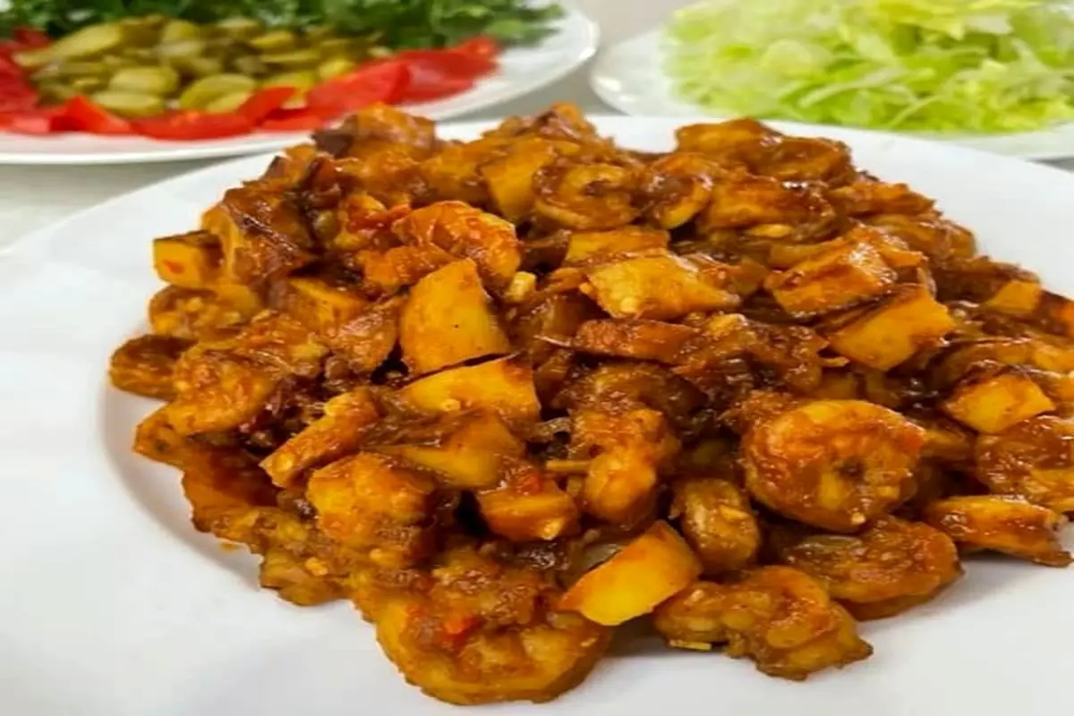 طرز تهیه میگو بندری غذای ساده ایرانی