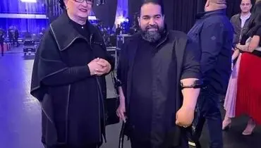 عکسی از خانم بازیگر پرحاشیه و رضا صادقی در کانادا