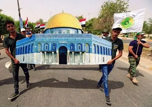 حمله آمریکا به مقر الحشد الشعبی در بغداد+جزئیات