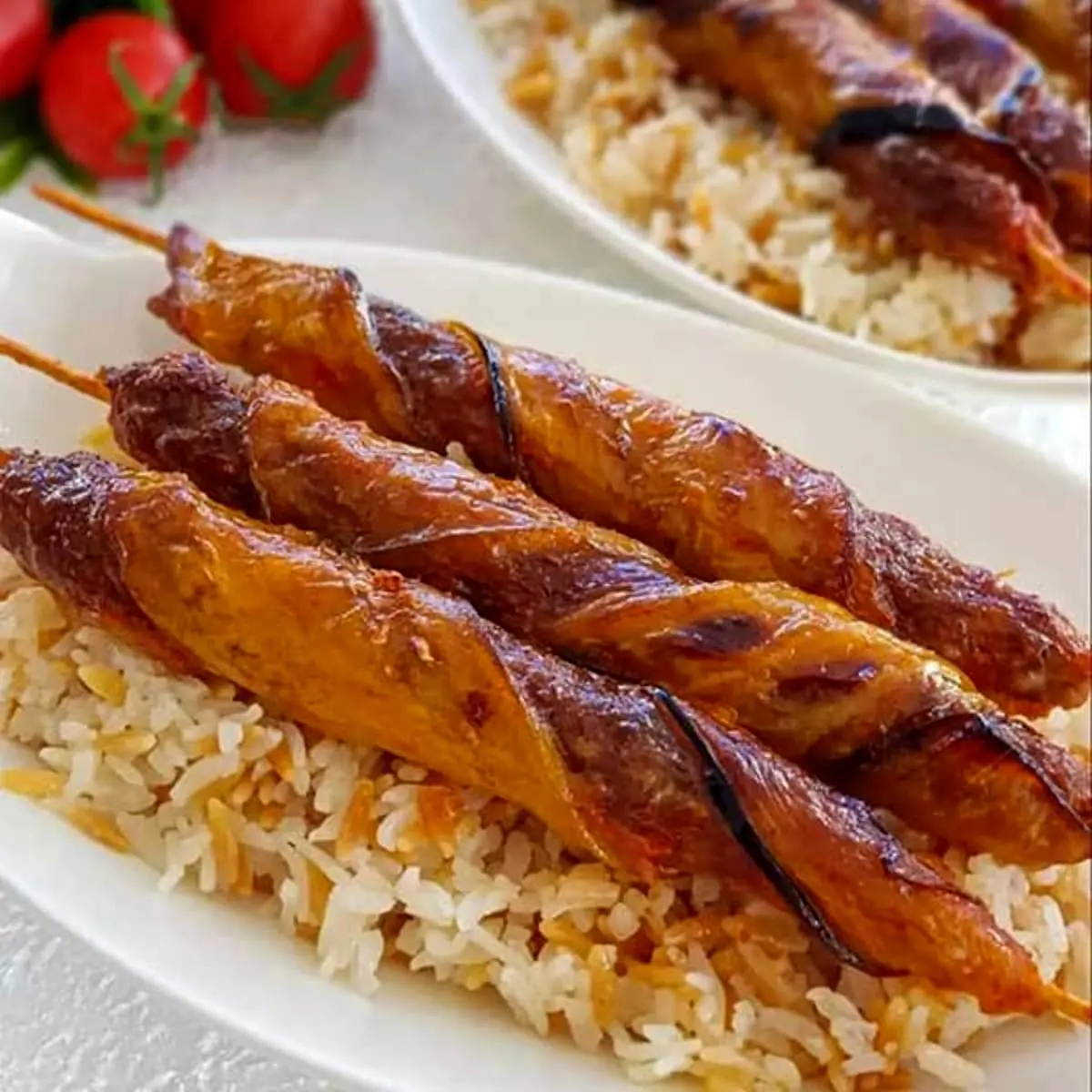 مرحله مرحله با طرز تهیه کباب سارما بادمجان