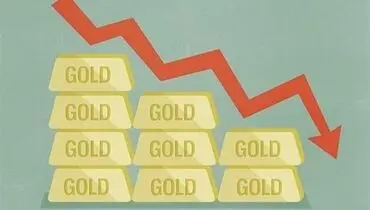 سقوط آزاد طلا در بازاز/ طلا با سر زمین خورد