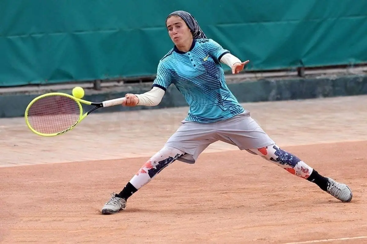 دختر تنیس باز ایران دست به یک تاریخ سازی دیگر زد