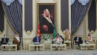 دیدار اردوغان با پادشاه و ولیعهد سعودی در جده