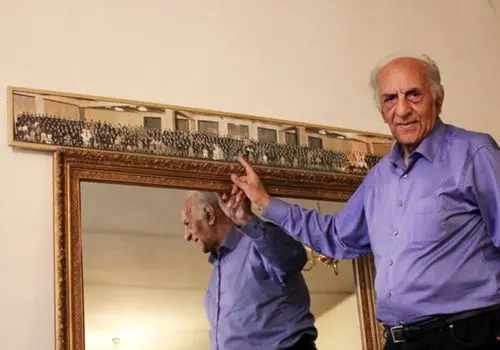  «معین و همسرش پانته آ» در مراسم عروسی شان؛ سال 1378 
