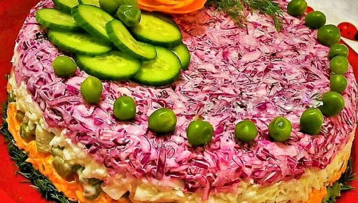 سالاد قالبی در دسترس و جذاب