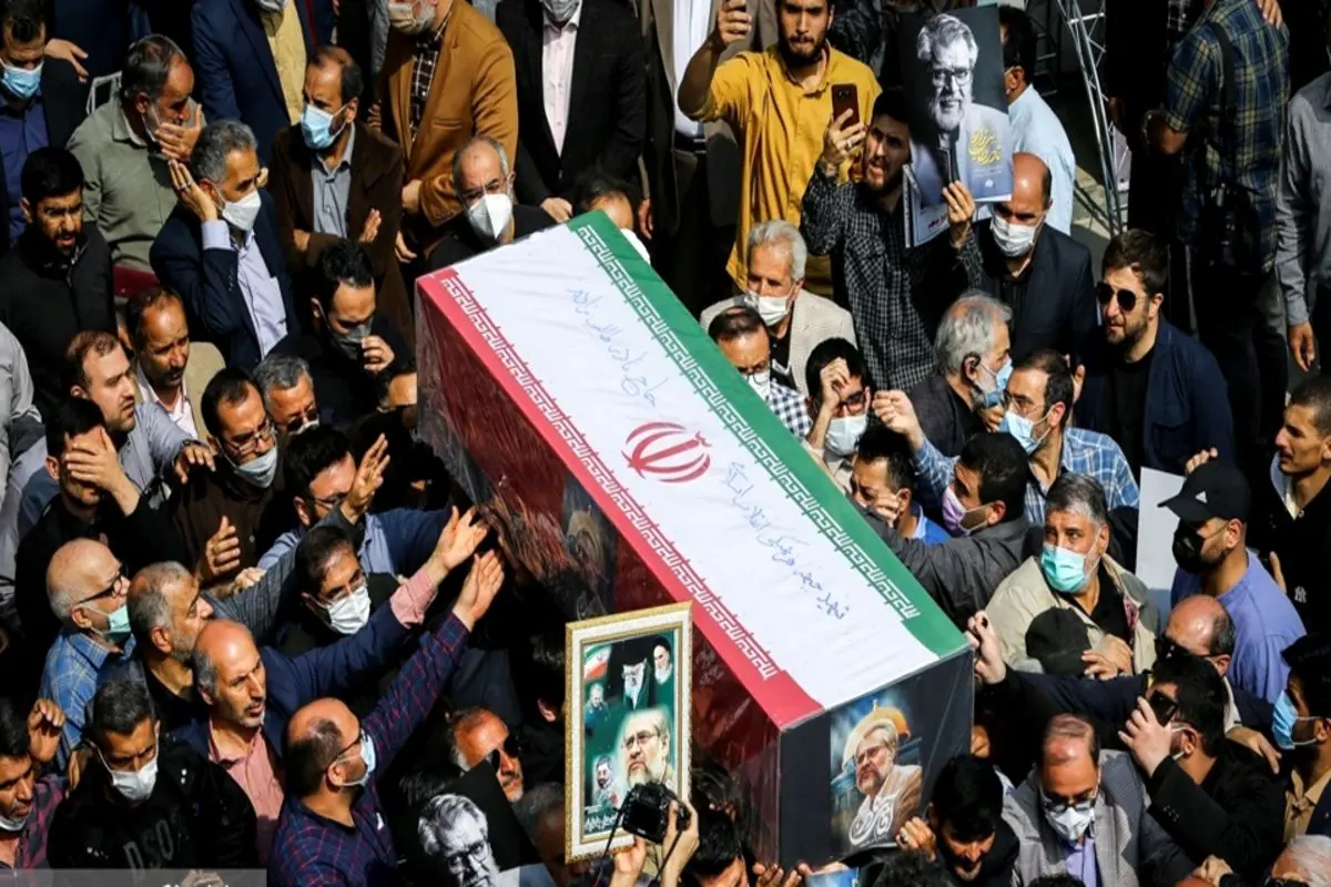 مراسم تشییع نادر طالبزاده