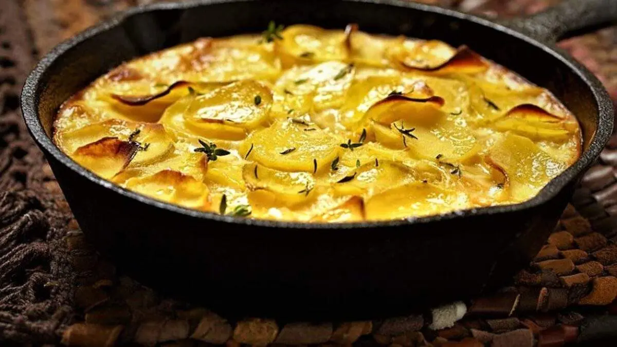 گراتن سوسیس و سیب زمینی
