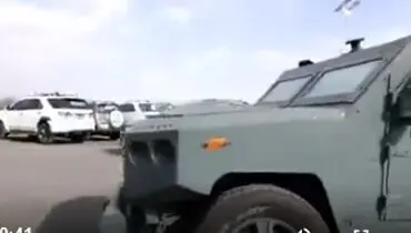رونمایی از اولین خودروی زرهی ارتش یمن+ فیلم