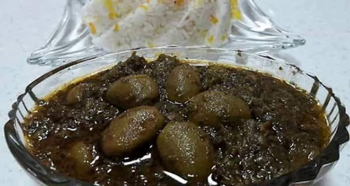 خورش بهاریِ چاغاله بادام