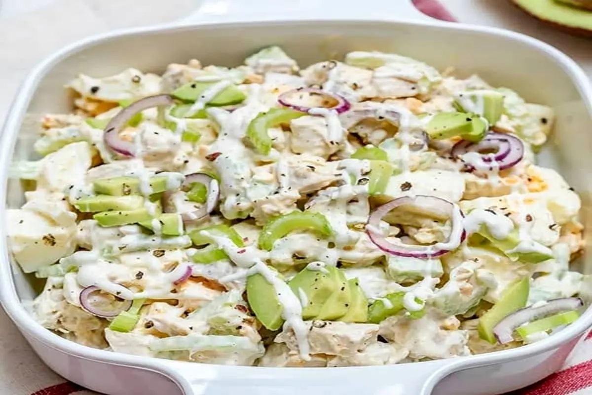 سالاد مرغ و کرفس