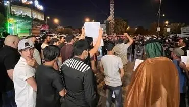 تظاهرات مقابل کنسولگری ترکیه در بغداد