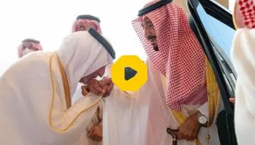 پادشاه عربستان در مکه نماز عید فطر خواند+ فیلم