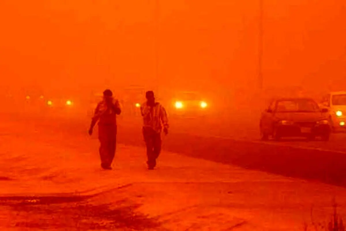 عراق: 5000 مورد خفگی در اثر طوفان گرد و غبار ثبت شده است