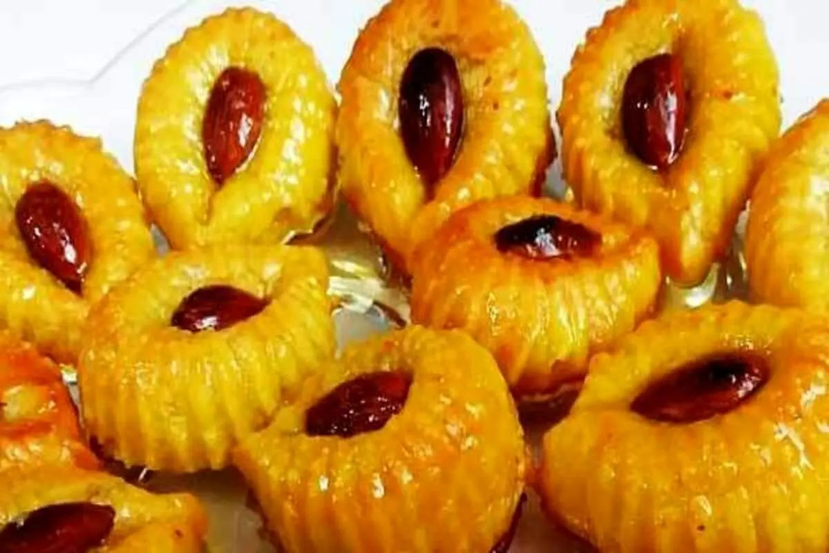 دستور پخت شیرینی تاتلی شانه ای بازاری