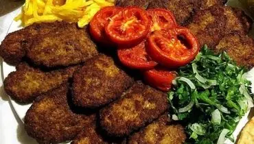 طرز تهیه کتلت بادمجان و سیب زمینی بدون گوشت