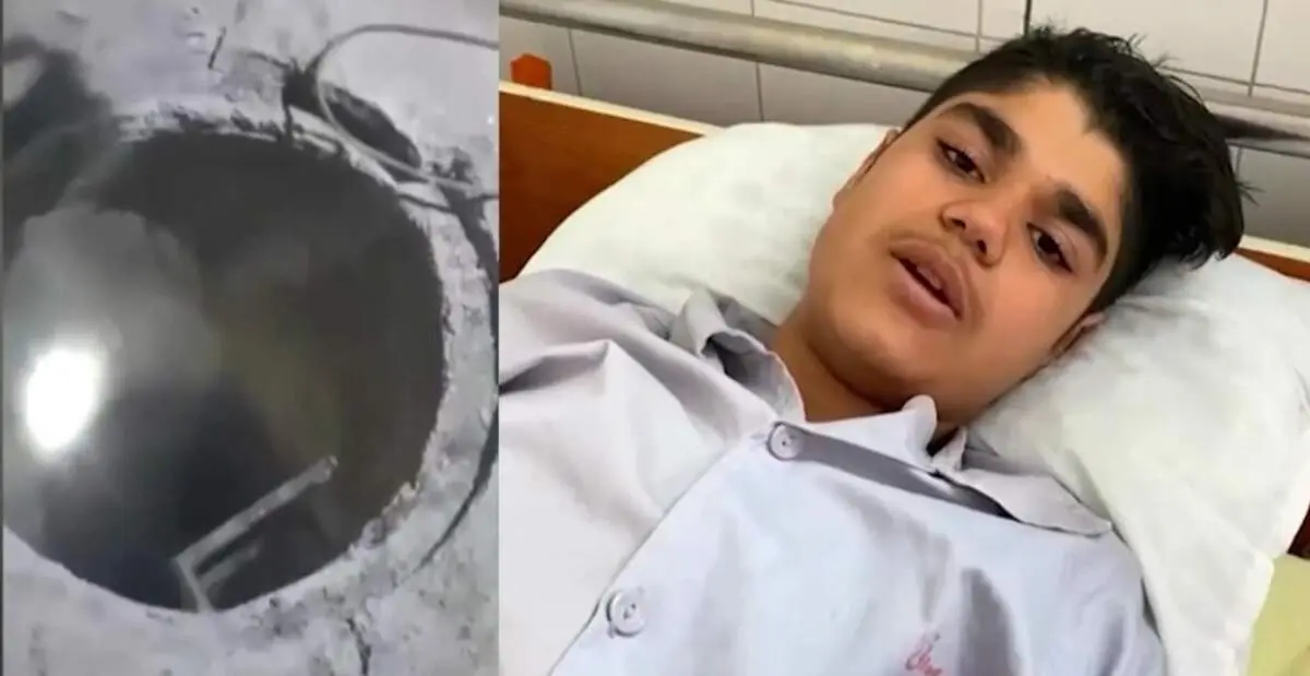 سقوط هواداران سپاهان درون چاه پس از دیدار با استقلال + فیلم