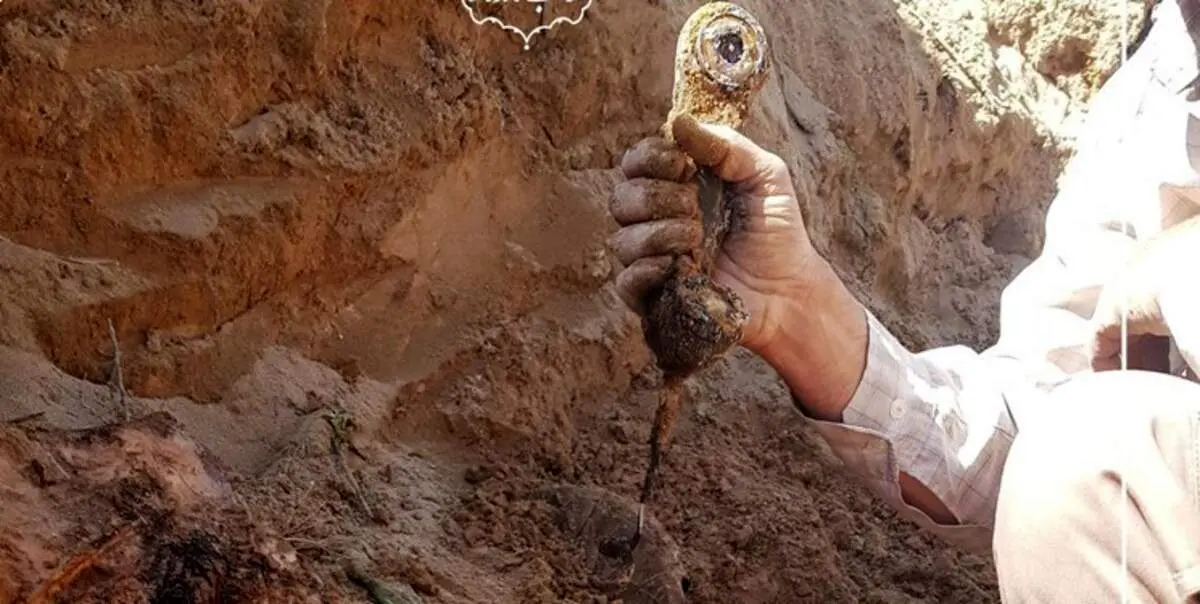 کشف پیکر مطهر شهید دفاع مقدس + فیلم