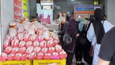 مرغ ۳۷ تا ۴۰ هزار تومان شد + فیلم