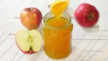 طرز تهیه مارمالاد سیب با جوهر لیمو و شکر بدون ژلاتین