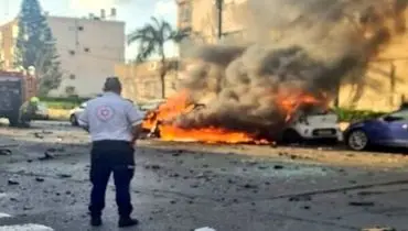 انفجار یک خودروی بمب‌‌گذاری شده در فلسطین اشغالی + فیلم