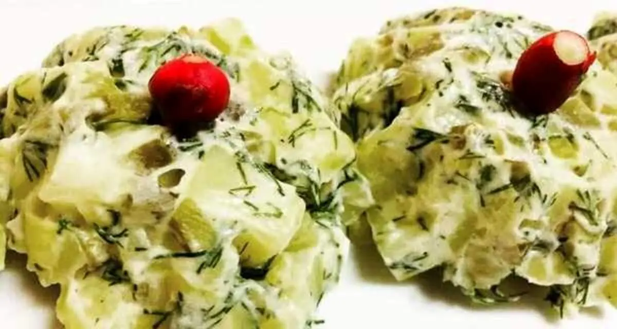 طرز تهیه و دستور پخت سالاد سیب زمینی