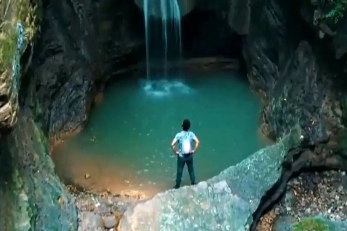 تصاویری از یک آبشار ایرانی که شاید ندیده باشید