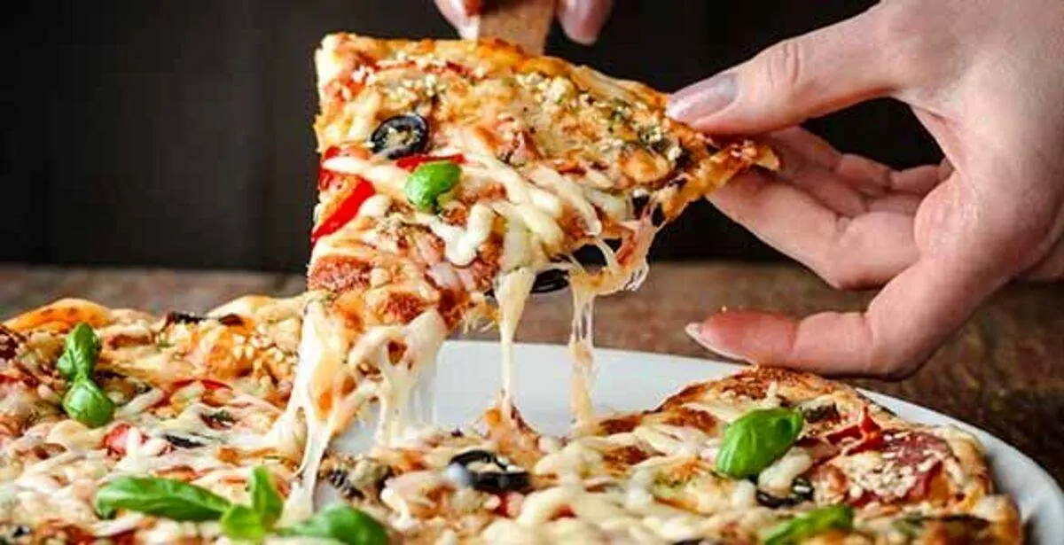 دستور پخت پیتزا خانگی با مرغ و قارچ