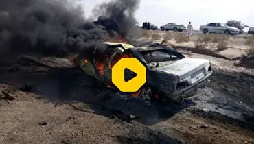 ذوب شدن پژو پارس صفرکیلومتر وسط جاده به دلیل نقص فنی!+ فیلم
