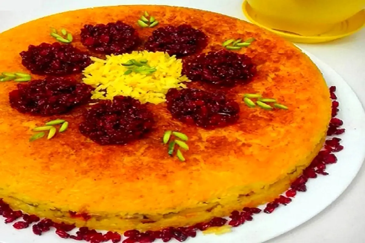 طرز تهیه ته چین بوقلمون