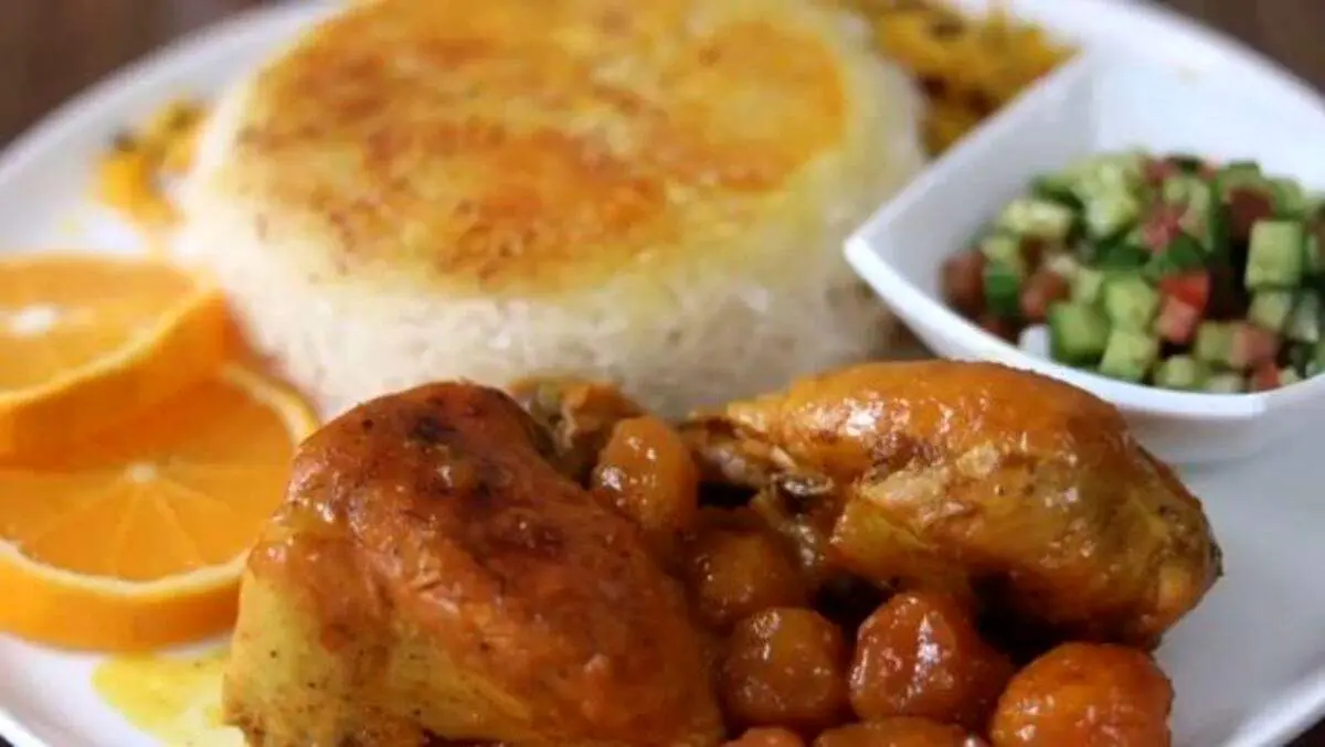 طرز تهیه مرغ پرتقالی مجلسی چینی
