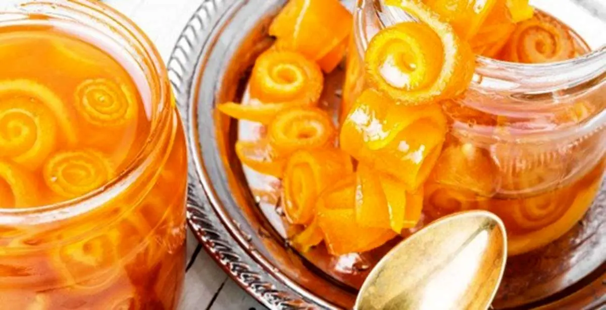 دستور پخت مربای پوست پرتقال خوشمزه و مجلسی بدون پوست