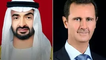 بشار اسد به بن زاید تبریک گفت