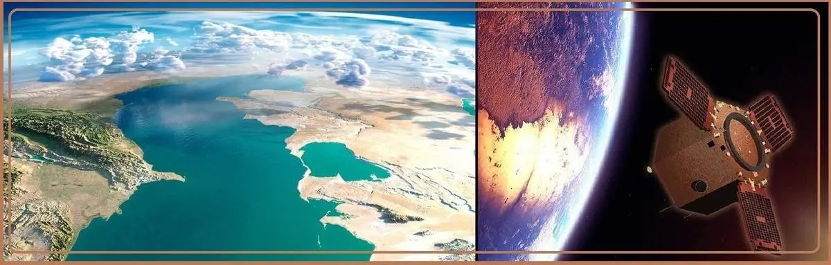دریای خزر از زاویه دوربین ماهواره + عکس