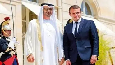 «ماکرون» حمایت کامل خود را از «محمد بن زائد» اعلام کرد