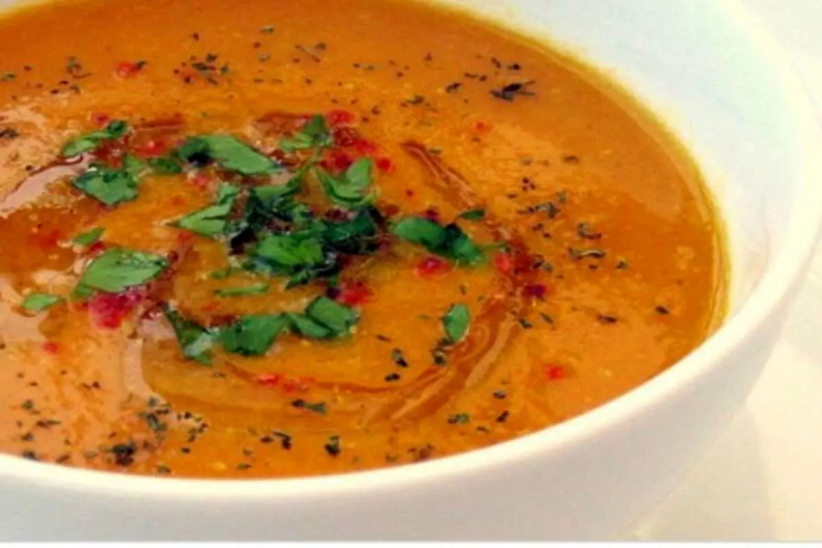 طرز تهیه سوپ دال عدس قرمز رژیمی با هویج