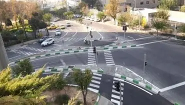 روان سازی ترافیک معابر قلب پایتخت با اصلاح هندسی ۱۰۰۰۰ مترمربع